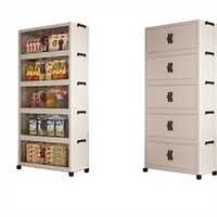 Meuble de rangement en plastique à tiroirs, pliable, multifonctionnel, pour bureau et maison