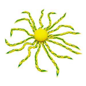 Modèle d'animal marin articulé en forme de méduse imprimé en 3D, tentacules flexibles, décoration de bureau sur le thème de l'océan, cadeau de collection pour les enfants de 7 à 12 ans, 12 ans et plus - Product Image 1
