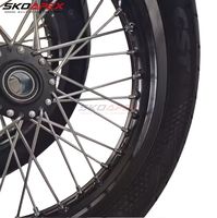 Roues Supermoto Surron LBX Race Ready de 17 pouces, pré-équilibrées, moyeu CNC en aluminium 7116-T6, performance pour moto électrique tout-terrain