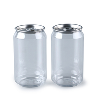 Lata de PET de 250ml, 330ml, 375ml, 500ml, 700ml, 1000ml para Cerveza, Refrescos, Bebidas, Pasteles y Alimentos con Tapa de Fácil Apertura y Tapa de Apertura Completa
