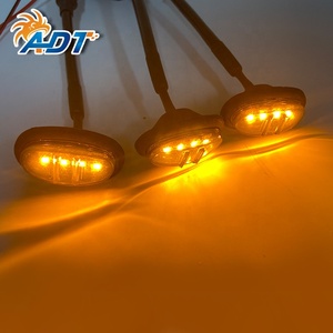 ไฟ LED สำหรับกระจังหน้ารถยนต์ ADT 3 ชิ้น/ชุด 4 SMD สีขาว เหลือง แดง น้ำเงิน พร้อมสายไฟ สำหรับ Ranger Raptor 2020 - Product Image 5