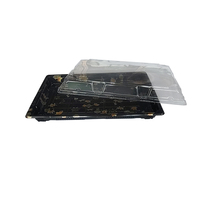 JY-1111 Hot Sell Nieuwe Sushi Verpakking Plastic Schaal Doos Plastic Snoep Verpakkingsdoos PS Wegwerp Koude Voedsel Doos