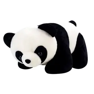 Boneka Panda Raksasa Lucu Mainan Mewah Model Pesta Simulasi Boneka Panda Bantal Warung Mainan Enak Dipeluk
