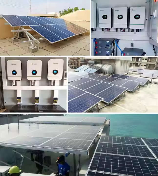 Hybrid Off Grid Solar System Complete Set 5Kw 7Kw 10Kw 15Kw 20Kw 30Kw ...