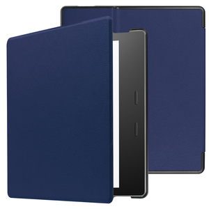 Étui pour tablette <span class=keywords><strong>Kindle</strong></span> Oasis 9e/10e génération CW24WI/S8IN40 2017/2019 7 pouces, en cuir PU intelligent, avec fonction de mise en veille/réveil automatique et fermeture magnétique - Product Image 1