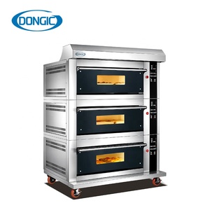 Horno comercial <span class=keywords><strong>para</strong></span> hornear a Gas con piedra <span class=keywords><strong>para</strong></span> <span class=keywords><strong>Pizza</strong></span>, temperatura de zona independiente, pan artesanal <span class=keywords><strong>para</strong></span> <span class=keywords><strong>Pizza</strong></span> crujiente de acero inoxidable - Product Image 3