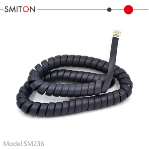 <span class=keywords><strong>Cable</strong></span> en Espiral RJ12 de 6 Hilos, 26AWG 30AWG, <span class=keywords><strong>Cable</strong></span> Telefónico en Espiral - Product Image 3