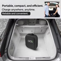 Cargador EV portátil HICI de 11kW, estación de carga trifásica montada en la pared fácil de llevar con batería para usuarios domésticos