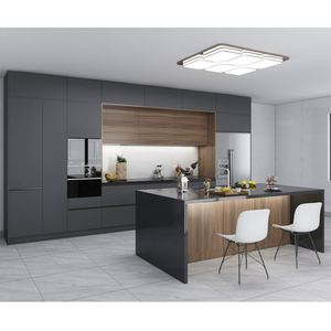 Úc Phong Cách Tủ Bếp Bìa Nhựa Sàn Gỗ Rắn Melamine - Product Image 3