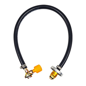 Válvula de recarga de propano, manguera de gas para estufa de camping, uso en exteriores, 1 unidad, metal, para todas las estaciones - Product Image 4
