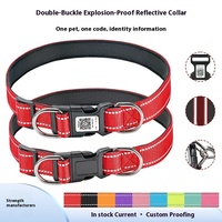 Ensemble collier et laisse pour chien avec code QR personnalisé, identification numérique intelligente pour animaux de compagnie, harnais de sécurité pour chien pour toutes les races
