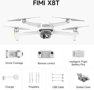 FIMI X8T X8 20km de alcance Dron UAV con cámara infrarroja térmica Profesional 4K Quadcopter Mini Dron gran angular y 30x Hybrid UAV - Product Image 5