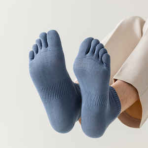 Unisex Biểu Tượng Tùy Chỉnh 5 Ngón Chân Tre Vớ Cotton Năm Ngón Chân Nhật Bản Vớ Thoáng Khí Thoải Mái Màu Đen Năm Ngón Tay Lưới Mắt Cá Chân Vớ - Product Image 3