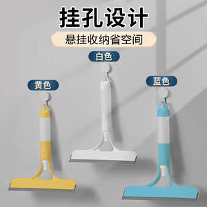 Herramienta <span class=keywords><strong>profesional</strong></span> de limpieza del hogar raspador de silicona de vidrio con mango de plástico para baños ventanas pisos - Product Image 3