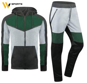 Survêtement 2 pièces en velours vintage coupe ajustée avec logo personnalisé pour homme, avec empiècements de maternité, hiver, grandes tailles adultes, 100% coton respirant - Product Image 1