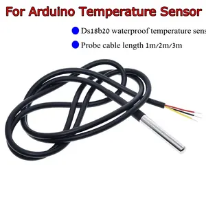 DS1820 Stainless steel package Waterproof DS18b20 temperature probe temperature sensor 18B20 for