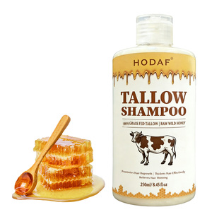 HODAF OEM ODM <span class=keywords><strong>Shampoo</strong></span> Liquido a Base di Sebo di Manzo Puro, Detergente per Capelli a Base di Grasso di Bovini Alimentati a Erba, Formula Ecologica e Biodegradabile - Product Image 3