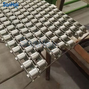 SK-2025SUS Verstelbare Snelheid Zware Stalen Transportband Glijrol Geleiderail Hoge Laadcapaciteit Rubberen Wielen Nieuwe Productie - Product Image 3