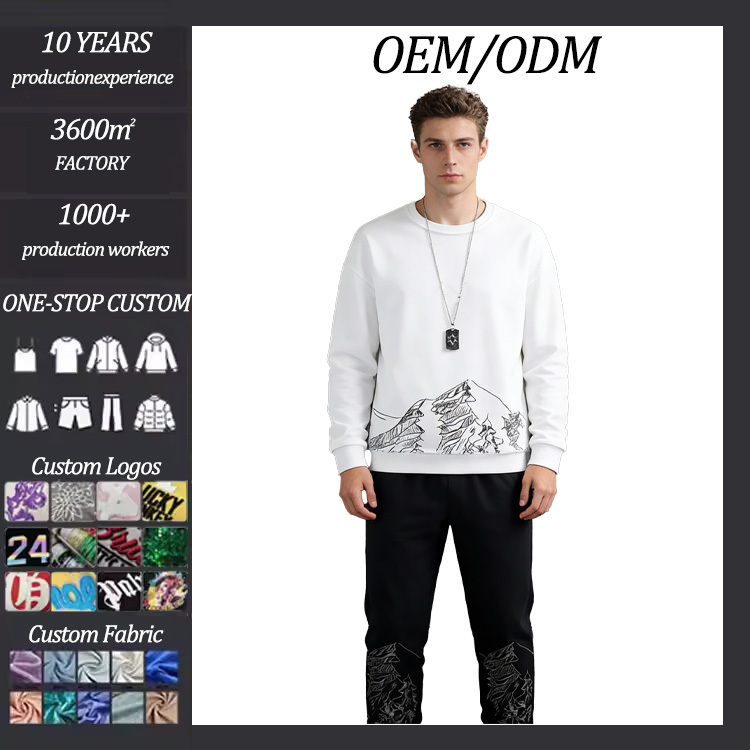 Men s Sports Hoodie Set Luxury