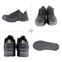 Chaussures de sécurité industrielles unisexes en cuir microfibre imperméables avec embout en acier, durables, pour la vente en gros en usine
