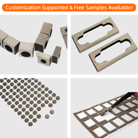 Bande adhésive en mousse PU conductrice pour blindage EMI, conforme UL94 V0, découpée sur mesure pour le blindage RF, EMC et des composants électroniques SMD