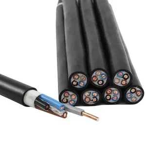 Cabos de controle elétrico cordados 4 núcleo 14 núcleo pvc fios cabos 0.5mm 5.0mm pvc revestido fio