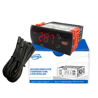 2025 nuevo diseño SH251C Mini controlador de temperatura de tamaño para refrigeradores de botellas de temperatura Normal mesas de gabinetes refrigerados