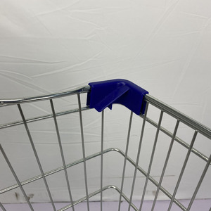 यूरोपीयन शैली 4 पहियों ने बाल सीट स्टोर सुपरमार्केट मेटल शॉपिंग ट्रोली कार्ट सिक्का लॉक के साथ - Product Image 5