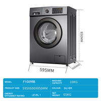 Machine à laver intelligente pour la maison, 10 kg, machine à laver automatique
