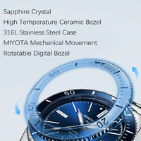 NORTH EDGE ANCHOR – montre-bracelet mécanique pour hommes, 42MM, verre saphir de luxe, MIYOTA 8215, montres automatiques, étanche 5 bars