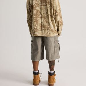 Ultra Baggy <b>Cargo</b> Shorts Men 100% Cotton <b>Oversize</b> Parachute <b>Cargo</b> Bermuda Shorts Streetwear Loose Short <b>Pants</b> Manufacturer - Product Image 3