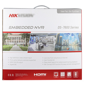 HIK H.265 + 8CH 16CH phát hiện chuyển động 1U 4K 16 POE NVR 2Sata max 8TB Mạng ghi video - Product Image 5
