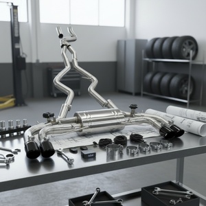 Tubo de Escape de Acero Inoxidable para Automóvil, Silenciador con Válvula, Sistema de Escape Valvetronic para BMW G20 M240i M340 M340i G22 M440i G21 G42 B58 - Product Image 1