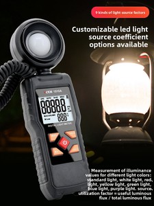 Illuminometro Professionale VICTOR con Misurazione Automatica ad Alta Precisione del Flusso Luminoso e dell'Illuminanza - Product Image 5