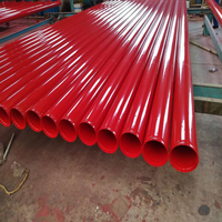 Tuyau de protection incendie à rainures roulées DN50 DN100 DN150 DN200 6m Direct usine Chine