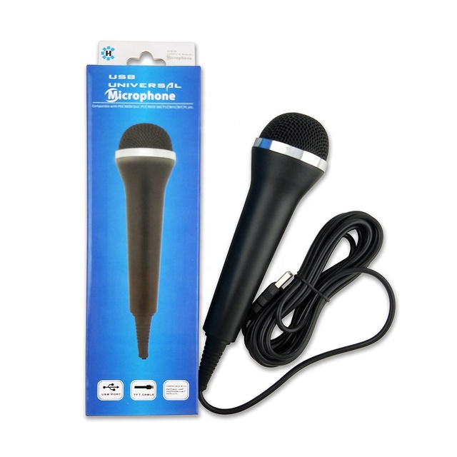 Universal USB Wired Microphone for PS3/PS4/PS2 for Xbox 360 One Slim for Wii PC Microphone