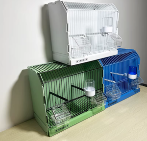 <span class=keywords><strong>Cage</strong></span> à oiseaux en fil de fer de haute qualité, petite volière d'exposition pour pigeons, volière extérieure en métal durable pour les éleveurs en gros - Product Image 2