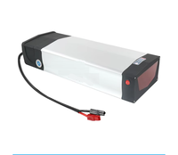 36V 48V 52V 20Ah 30Ah 40Ah E-Bike Akku für Gepäckträger mit Rücklicht, BMS und Schloss für Stadtpendler und Tagesfahrten, 48V 52V E-Bike Batterie