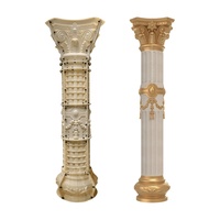 Moule en Plastique ABS Rond pour Piliers Romains, Colonnes Décoratives Extérieures en Béton, pour Moulage de Ciment Domiciliaire de Villa