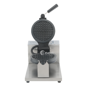 Peralatan makanan jalanan, mesin pembuat wafel Digital berputar besi wafel Amerika lapisan tidak lengket komersial harga - Product Image 2