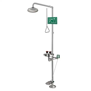Estación de lavado de ojos de seguridad, personalizado, de alta calidad, SS304, ducha y lavado de ojos de emergencia - Product Image 2