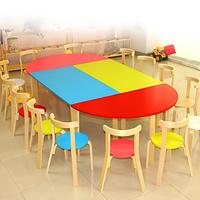 Ensemble de meubles en bois de style moderne Montessori pour enfants, pour salle de classe, école maternelle, garderie, salle de jeux, salle de bain, hôpital et hôtel