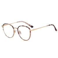MS 83607 2024 Nuevas Gafas Ópticas Anti-Luz Azul con Marco de TR90+Metal para Mujer, Diseño Colorido, Logotipo Personalizado CN