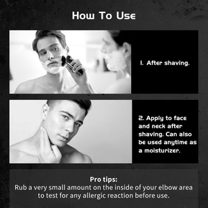 <span class=keywords><strong>Baume</strong></span> après-<span class=keywords><strong>rasage</strong></span> <span class=keywords><strong>hydratant</strong></span> et nourrissant pour hommes, marque OEM Barber, pour un <span class=keywords><strong>rasage</strong></span> soyeux et lisse - Product Image 3