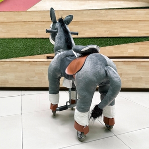 Jouet mécanique d'équitation en peluche licorne pour enfants Happy Island CE - Product Image 2