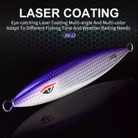 TEASER J43 300g 400g 500g Tête de jigging métallique pour la pêche avec lame rotative, jigs à chute rapide et lente, leurre de pêche