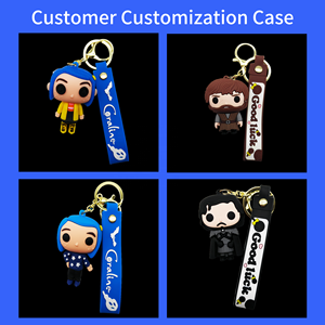 Nhà Máy Tùy Chỉnh Thân Thiện Với Môi Không Độc Hại Bền Đa Chức Năng PVC Móc Khóa 3D UV In Phim Hoạt Hình Cao Su <span class=keywords><strong>Keychain</strong></span> OEM - Product Image 5