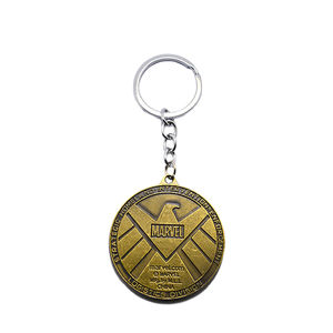Llavero Redondo de Metal de <span class=keywords><strong>Doctor</strong></span> <span class=keywords><strong>Strange</strong></span>, Ojo de Agamotto, Giratorio, Llaveros Personalizados al por Mayor - Product Image 5
