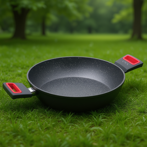 Sartén Antiadherente de Aluminio (28cm) VIVÀ Gris y Rojo 2257 - Product Image 3