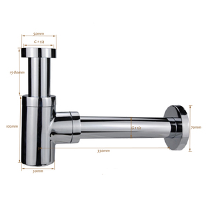 Fabriqué en Chine en gros accessoires de salle de bain en <span class=keywords><strong>laiton</strong></span> <span class=keywords><strong>chromé</strong></span> <span class=keywords><strong>siphon</strong></span> <span class=keywords><strong>lavabo</strong></span> <span class=keywords><strong>siphon</strong></span> douche <span class=keywords><strong>siphon</strong></span> - Product Image 2